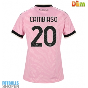 Billiga Juventus Andrea Cambiaso #20 Bortatröja Dam 2026-27 Kortärmad